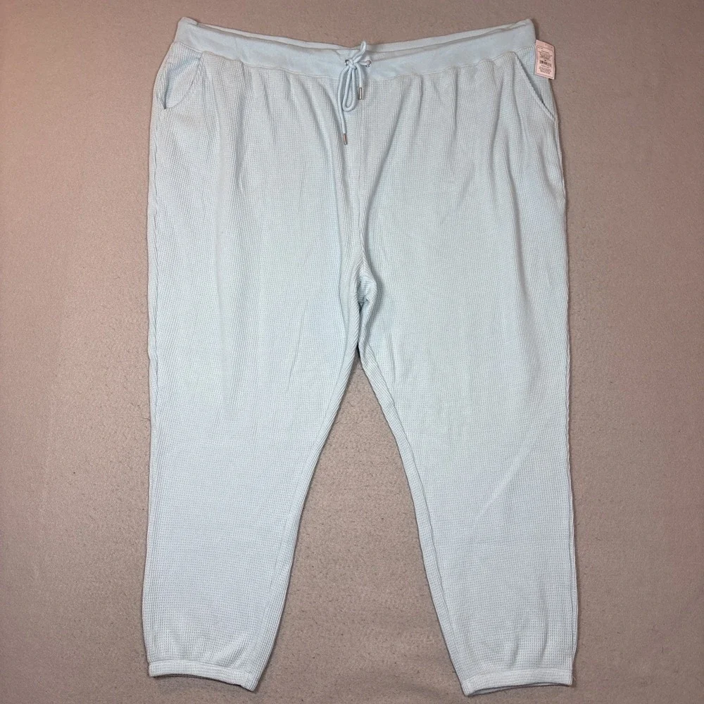 Auden Women Pants Blue Soft Lounge Sleepwear Pant Size 4X NWT